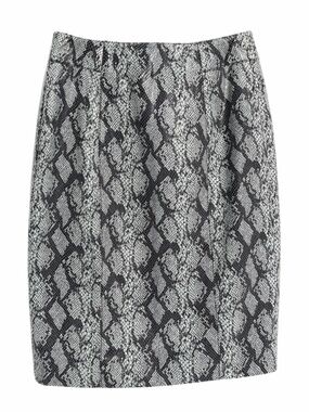 Carlisle Snake Print Pencil Skirt Career Chic Sz 0